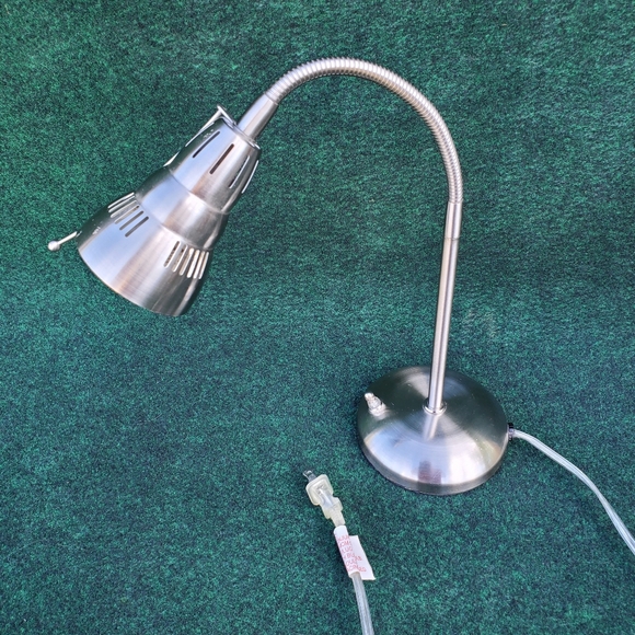 VTG Stainless Steel Flexible Desk or Shop Lamp, 20in Height MCM EUC - Picture 11 of 11